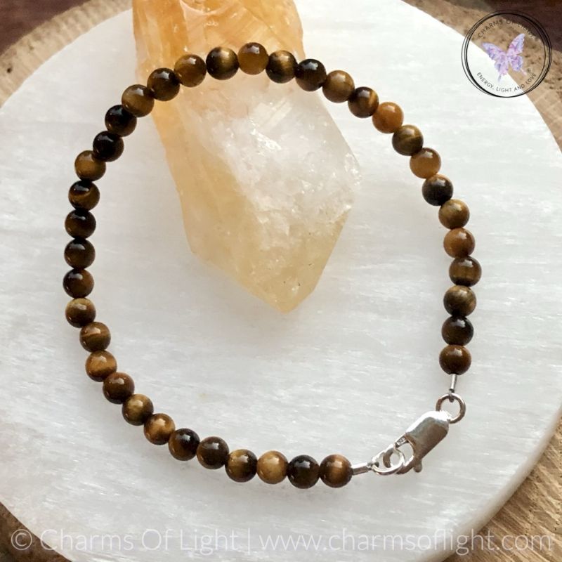 Golden Tiger Eye Beaded Bracelet